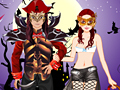 Çifti Halloween Dress Up për të luajtur online