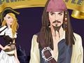 Pirates e Karaibe: vishen si Captain Jack Sparrow dhe Elizabeth për të luajtur online