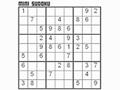 Mini Sudoku për të luajtur online